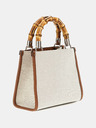 Guess Braun und Creme Guess Handtasche
