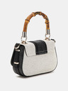 Guess Schwarze und cremefarbene kleine Damenhandtasche von Guess