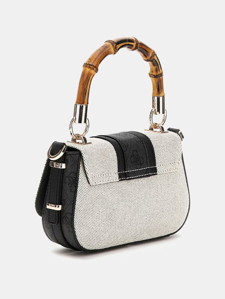 Guess Schwarze und cremefarbene kleine Damenhandtasche von Guess
