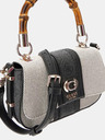 Guess Schwarze und cremefarbene kleine Damenhandtasche von Guess