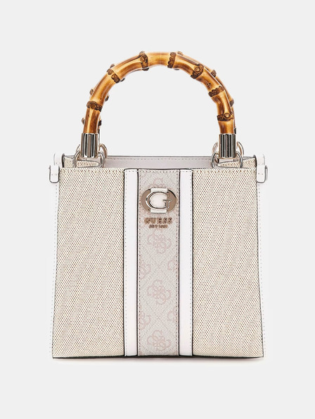 Guess Cremefarbene Guess Handtasche