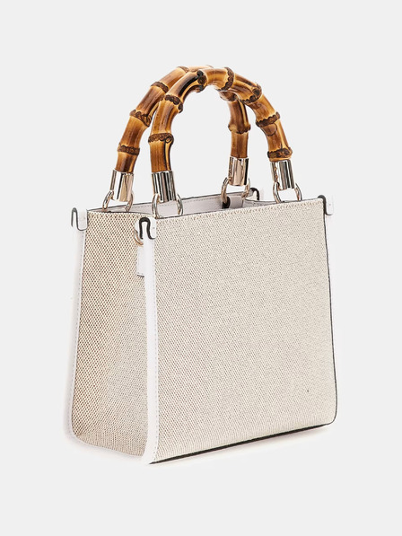 Guess Cremefarbene Guess Handtasche