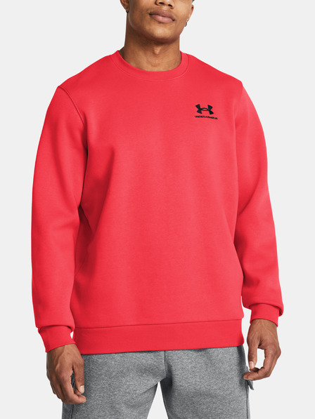 Under Armour Herren Under Armour UA Icon Fleece Crew-RED Sweatshirt