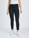 Guess Schwarze Damen-Cropped-Leggings aus Wildleder Guess Maya