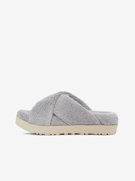 UGG Graue Damen-Kunstfell-Pantoffeln UGG