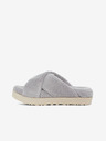 UGG Graue Damen-Kunstfell-Pantoffeln UGG