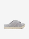 UGG Graue Damen-Kunstfell-Pantoffeln UGG