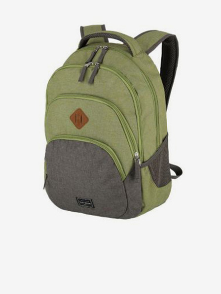 Travelite Grün Travelite Basics Rucksack Melange Grün/Grau