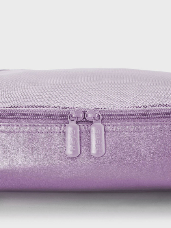 Heys Heys Metallic Packing Cube 5er-Set mit fünf Reisetaschen in hellviolett