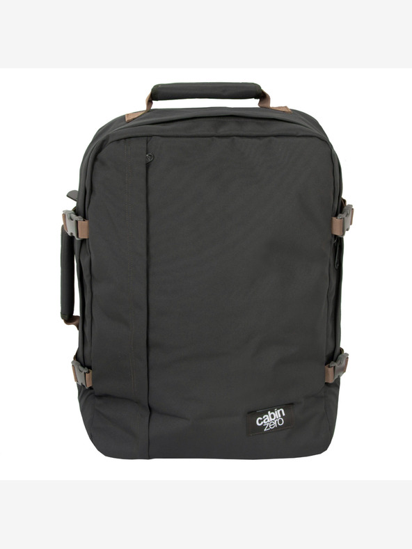CabinZero Brauner und schwarzer CabinZero Classic Sand Rucksack (36L)