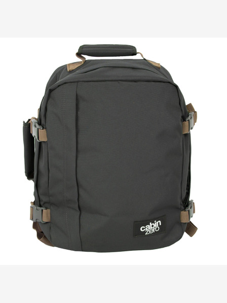 CabinZero Brauner und schwarzer Unisex-Rucksack CabinZero Classic Sand (28L)