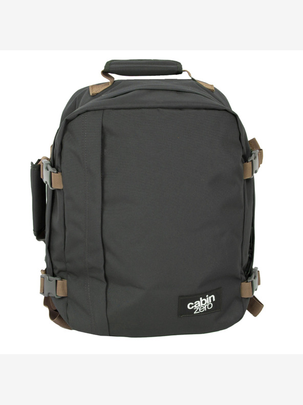 CabinZero Brauner und schwarzer Unisex-Rucksack CabinZero Classic Sand (28L)