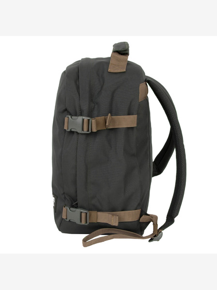 CabinZero Brauner und schwarzer Unisex-Rucksack CabinZero Classic Sand (28L)