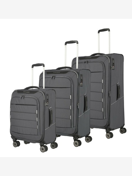 Travelite Travelite Skaii 4w Reise Seesack Set S,M,L - Grau