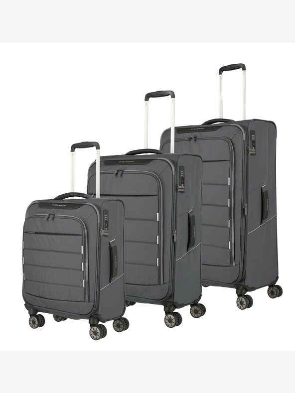 Travelite Travelite Skaii 4w Reise Seesack Set S,M,L - Grau