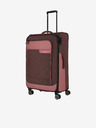 Travelite Rosafarbener und brauner Travelite Viia 4w L