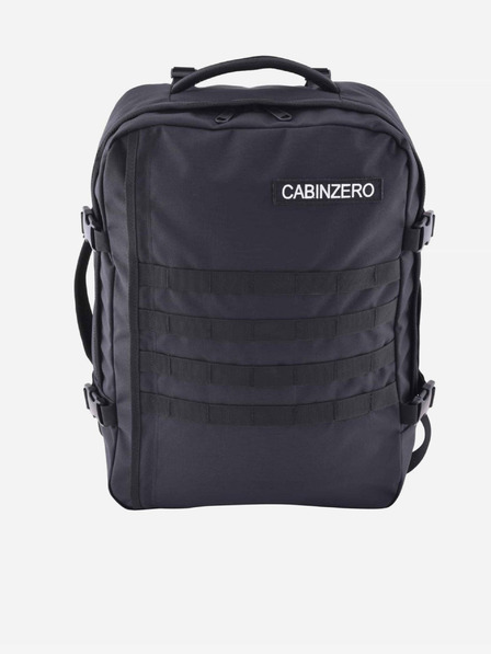 CabinZero Schwarzer CabinZero Military 36L Absolute Black Rucksack