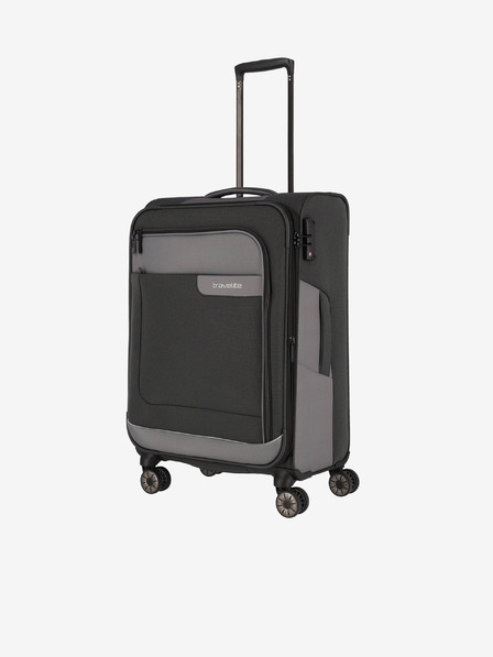 Travelite Dunkelgrauer Travelite Viia 4w Travel Duffel M Anthrazit