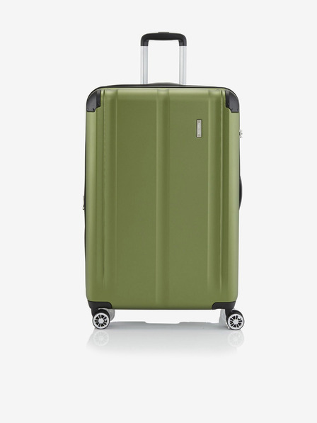 Travelite Grüner Travelite City 4w L Grüner Reisekoffer