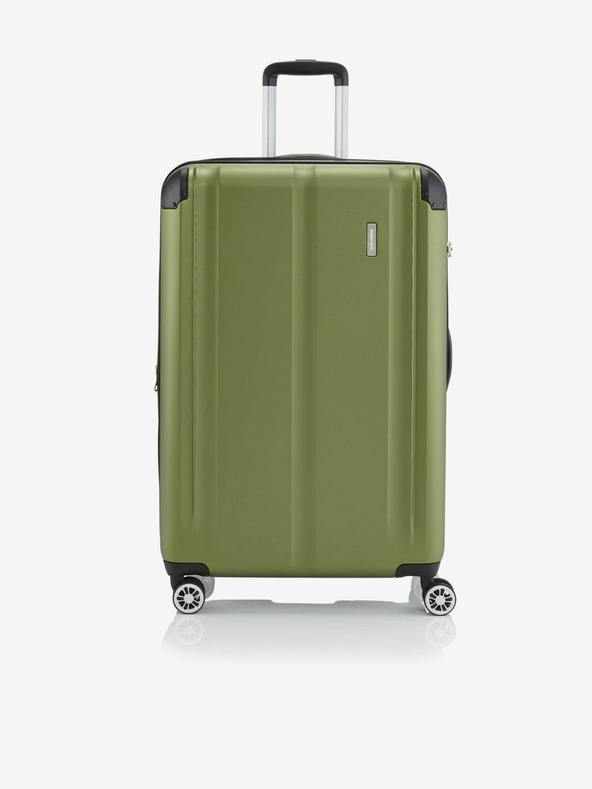 Travelite Grüner Travelite City 4w L Grüner Reisekoffer