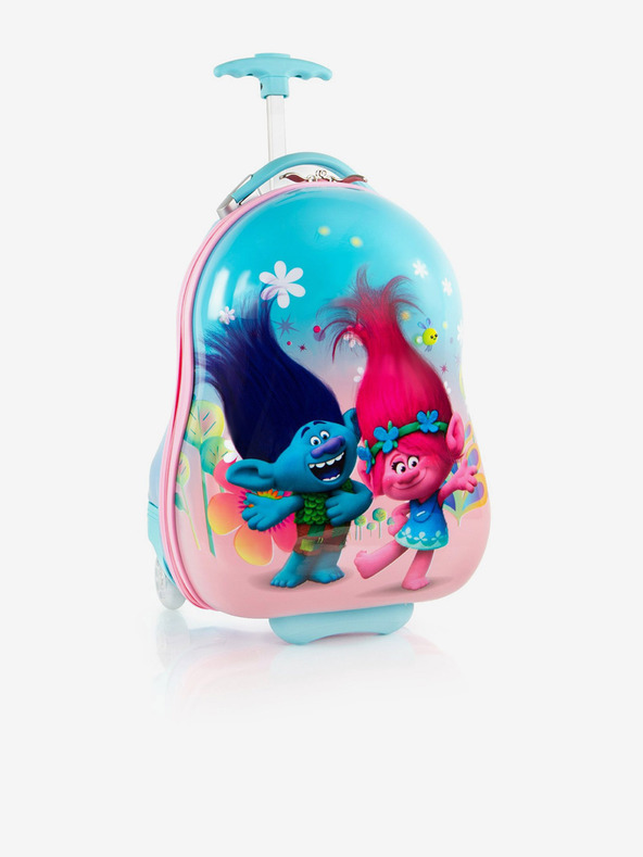 Heys Blauer Heys Kids Trolls Turquoise Reisekoffer