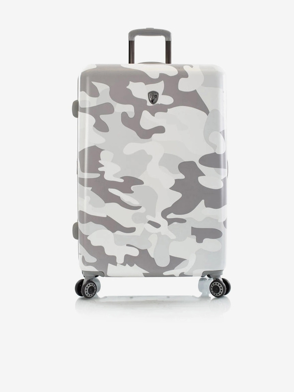 Heys Grau gemusterter Reisekoffer Heys White Camo L