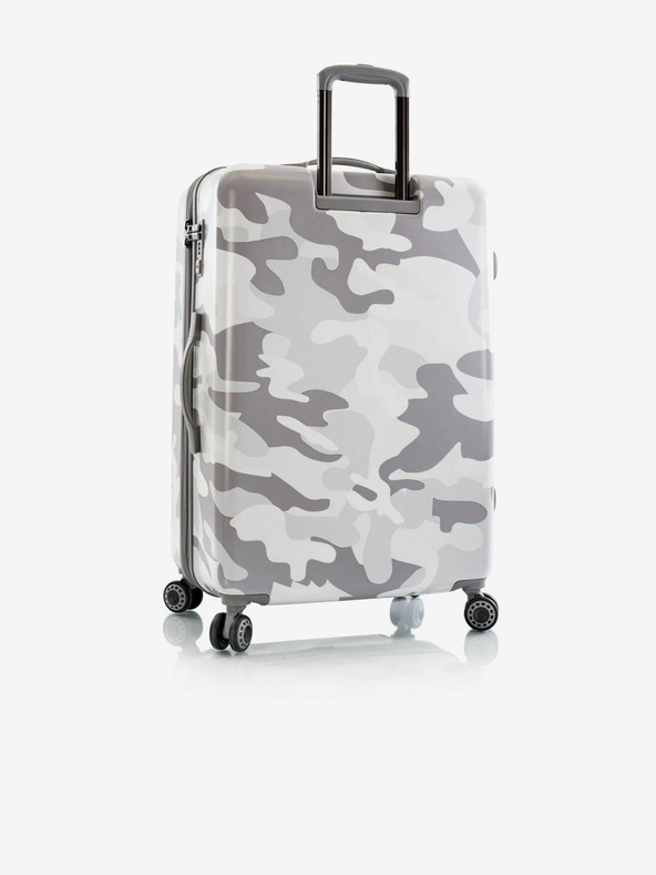 Heys Grau gemusterter Reisekoffer Heys White Camo L