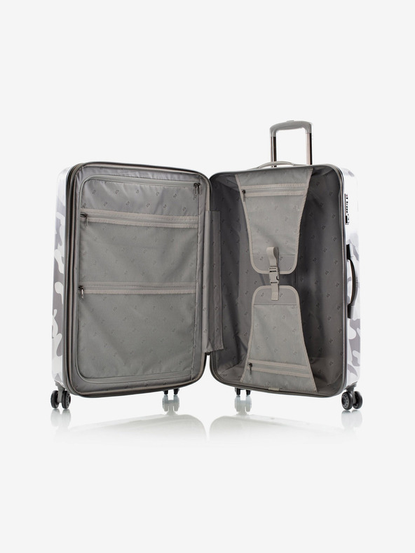 Heys Grau gemusterter Reisekoffer Heys White Camo L