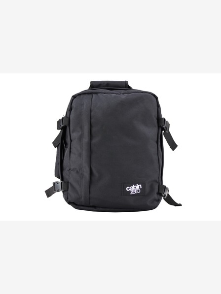 CabinZero Schwarzer Unisex CabinZero Classic Absolute Black Rucksack (28L)