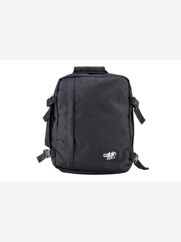 CabinZero Schwarzer Unisex CabinZero Classic Absolute Black Rucksack (28L)