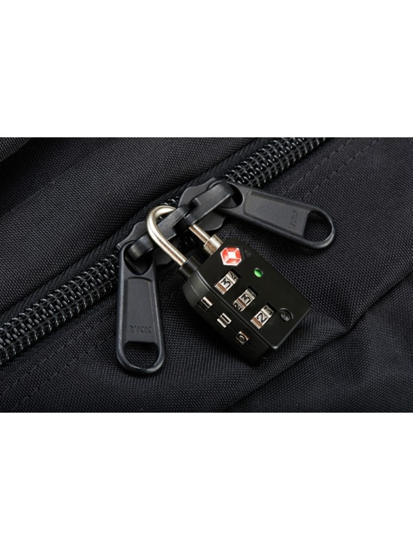 CabinZero Schwarzer Unisex CabinZero Classic Absolute Black Rucksack (28L)