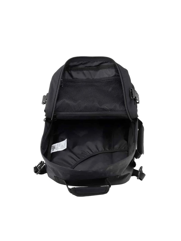 CabinZero Schwarzer Unisex CabinZero Classic Absolute Black Rucksack (28L)