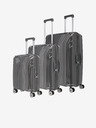 Travelite Dreier-Set Travelite Elvaa 4w S,M,L Schwarz Reisekoffer