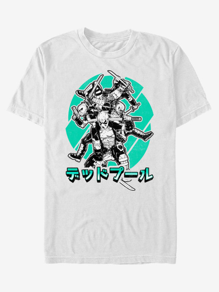 ZOOT.Fan Weißes Herren ZOOT.Fan Marvel Deadpool T-Shirt
