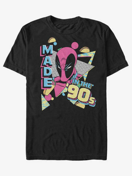 ZOOT.Fan Schwarzes Unisex ZOOT.Fan Marvel Nineties Created T-Shirt
