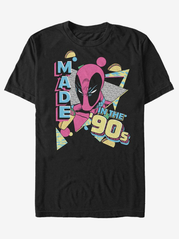 ZOOT.Fan Schwarzes Unisex ZOOT.Fan Marvel Nineties Created T-Shirt