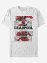 ZOOT.Fan Weißes Unisex-T-Shirt ZOOT.Fan Marvel DEADPOOL 4 PANEL 2 TONE