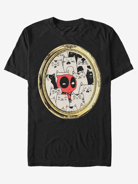 ZOOT.Fan Schwarzes Unisex-T-Shirt ZOOT.Fan Marvel Cats Rule Everything Around Me