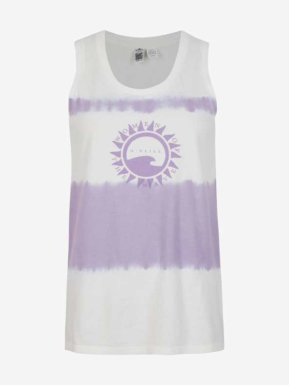 O'Neill Lila und weiß gemustertes O'Neill WOW TANKTOP für Damen