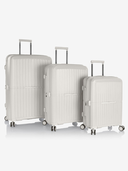 Heys Set aus drei weißen Heys Airlite Reisekoffern S,M,L