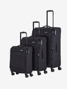Travelite Dreier-Set Travelite Chios S,M,L Schwarz Reisekoffer