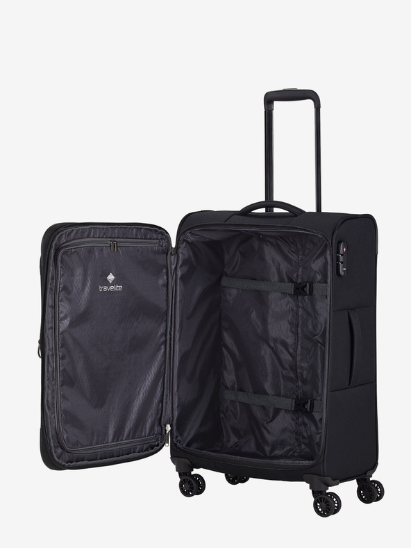 Travelite Dreier-Set Travelite Chios S,M,L Schwarz Reisekoffer