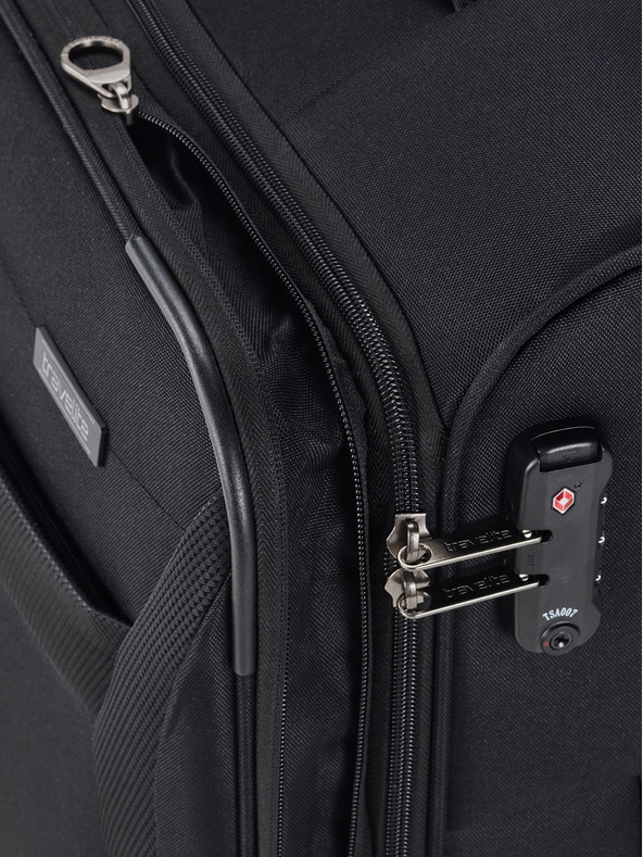 Travelite Dreier-Set Travelite Chios S,M,L Schwarz Reisekoffer