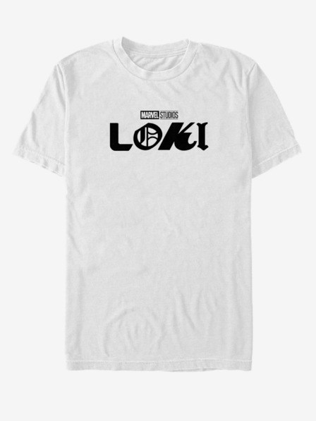 ZOOT.Fan Weißes Unisex-T-Shirt ZOOT.Fan Marvel Loki Logo
