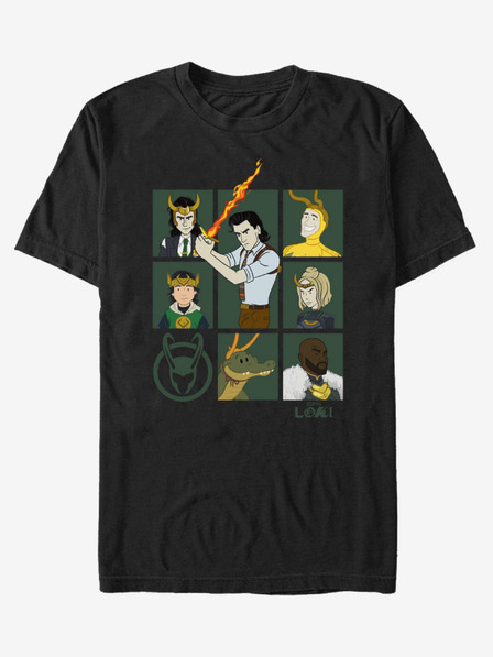 ZOOT.Fan Schwarzes Unisex-T-Shirt ZOOT.Fan Marvel Team