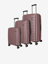 Travelite Set aus drei Travelite Air Base S,M,L rosa Reisekoffer