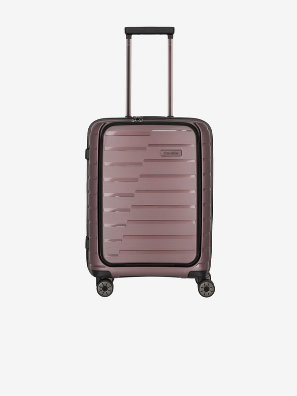 Travelite Pink Travelite Air Base 4w S Fronttasche Reisekoffer