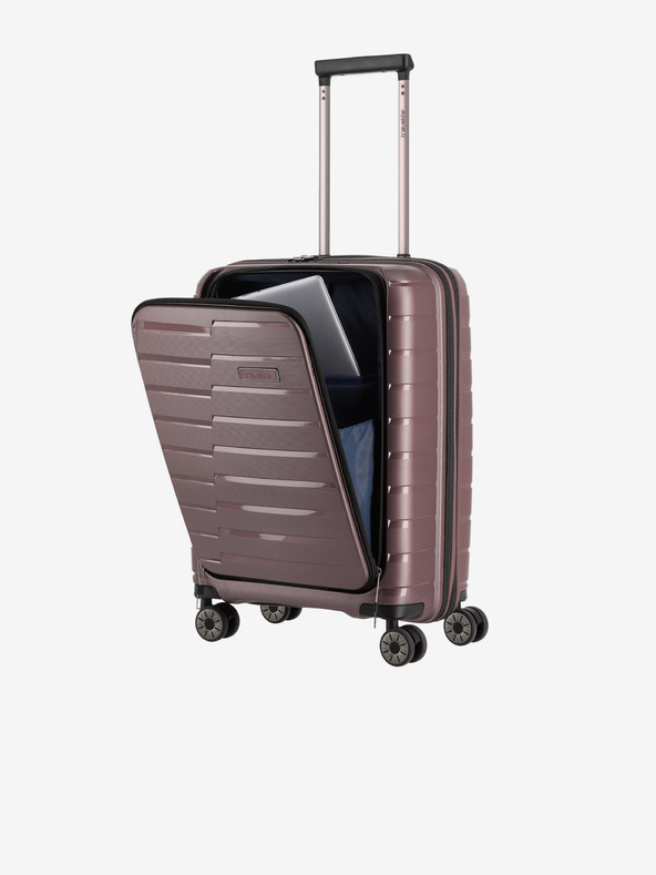 Travelite Pink Travelite Air Base 4w S Fronttasche Reisekoffer