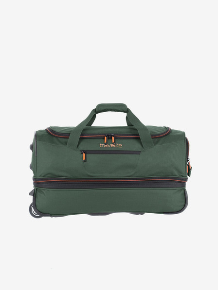 Travelite Dunkelgrüne Travelite Basics Seesack mit Rädern S