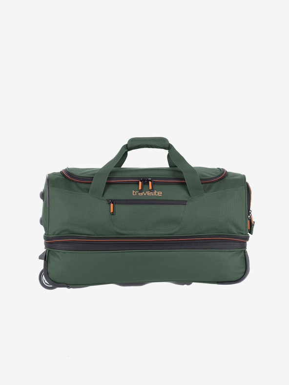 Travelite Dunkelgrüne Travelite Basics Seesack mit Rädern S